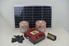 ELEKTRİKLİ ÇİT SETİ 50W PANELLİ